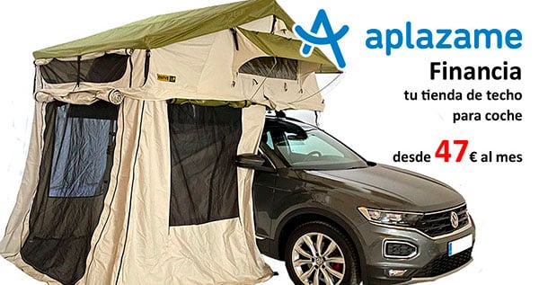 Financia tu tienda de techo para coche desde 47€ al mes - jovive