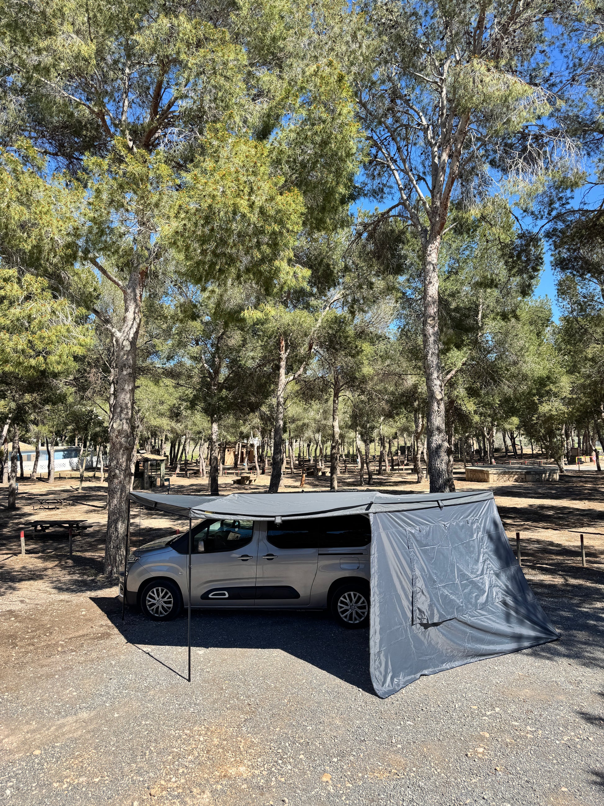 Cerramiento de Toldo 180 para coche Jovive
