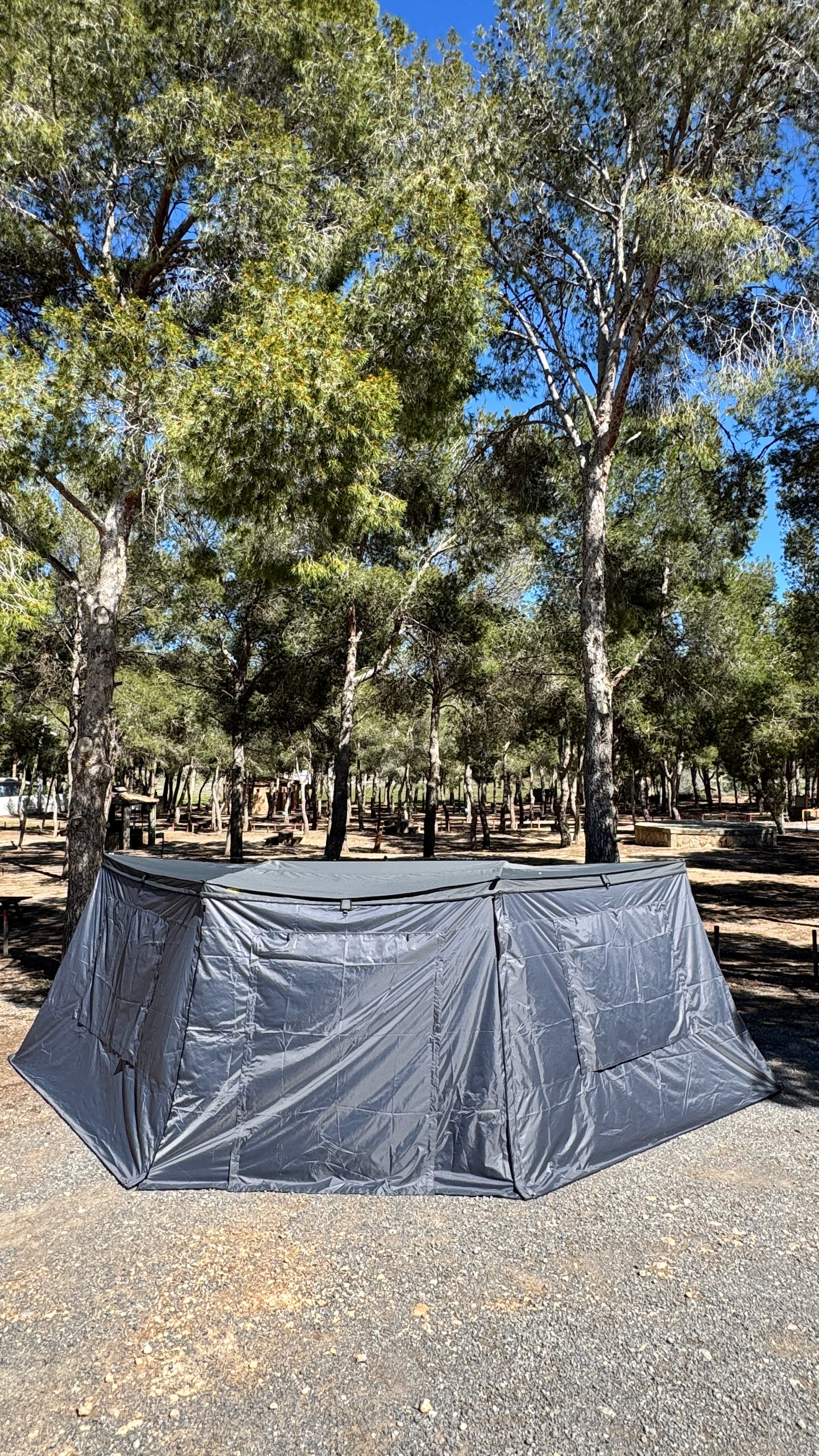 Cerramiento de Toldo 180 para coche Jovive