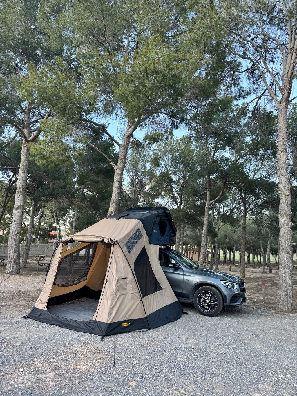 Avance tienda techo coche Jovive Chest ASA M - XL