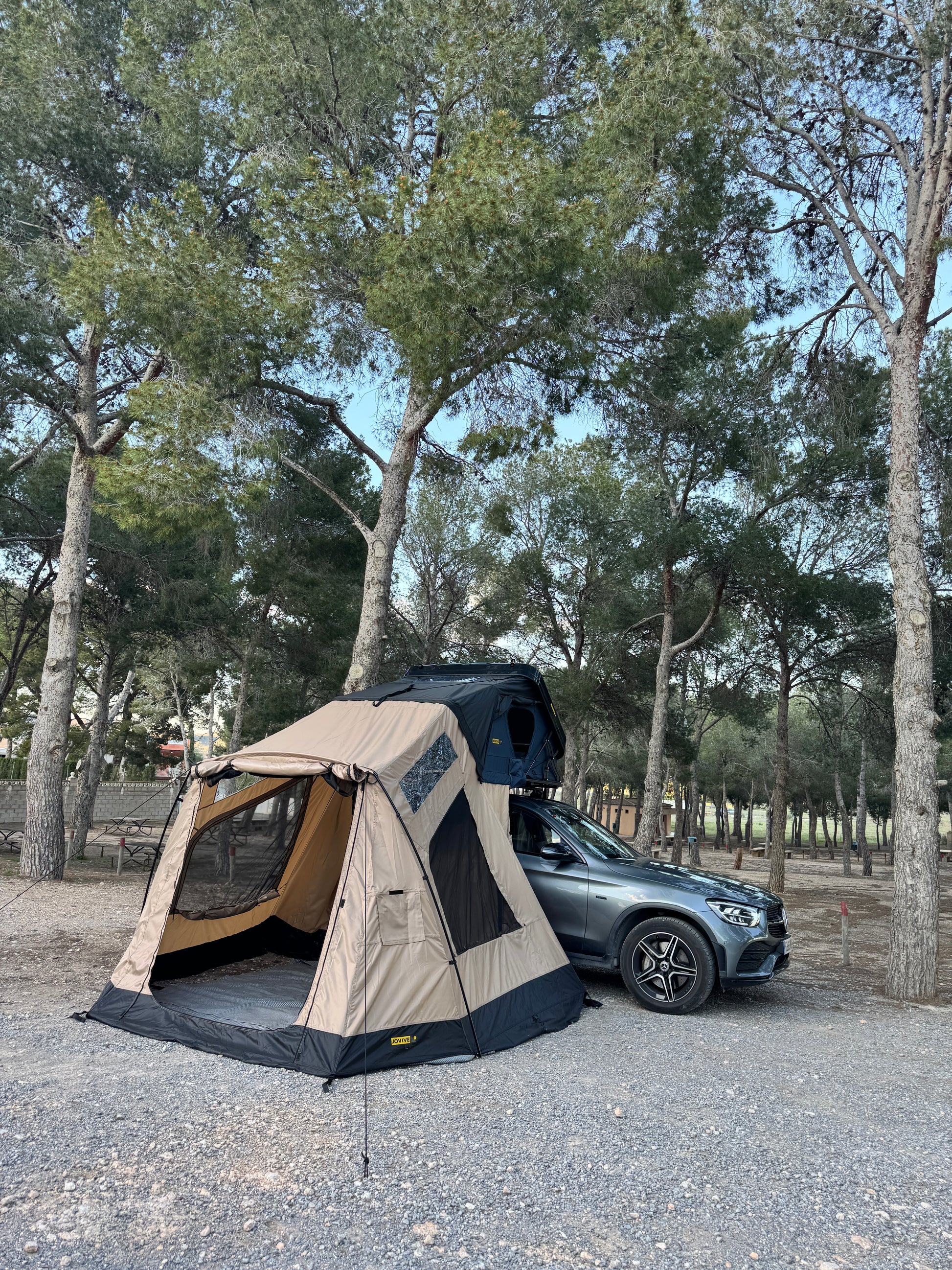 Avance tienda techo coche Jovive Chest ASA M - XL