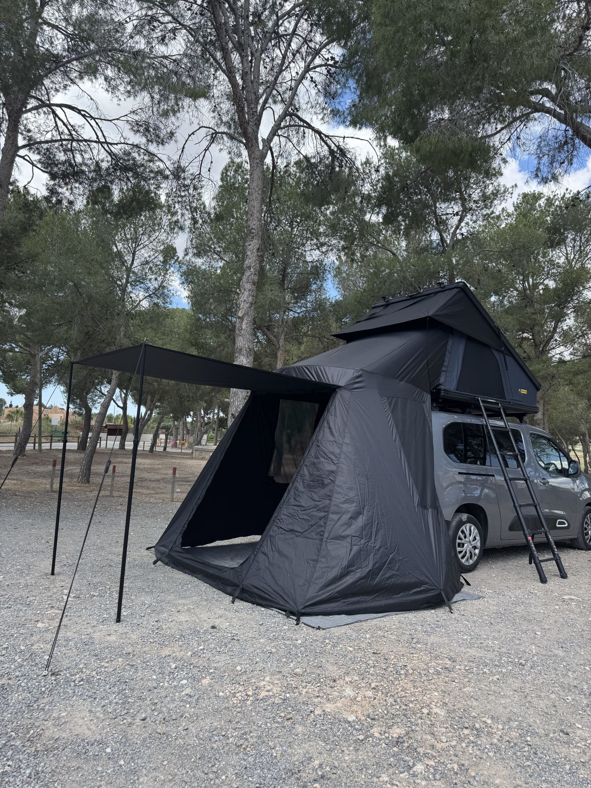 free camping dachzelt Vorzelt für Dachzelt Jovive Slim
